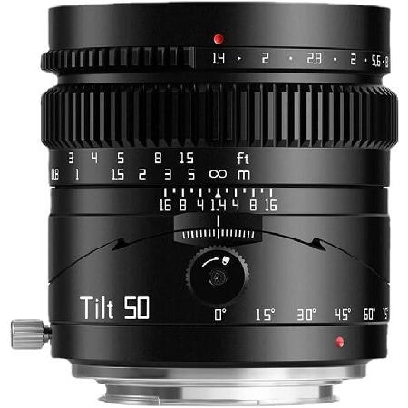 【平行輸入品】TTARTISAN 50mm F1.4 フルフレーム チルトシフトマニュアルレンズ 大...