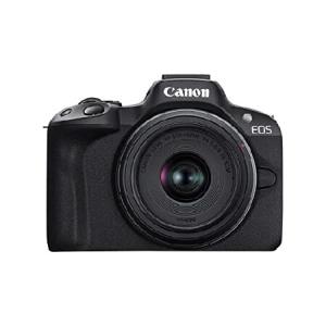 【平行輸入品】Canon キヤノン ミラーレスVlogカメラ EOS R50 (ブラック) RF-S18-45mm F4.5-6.3はSTM＆R