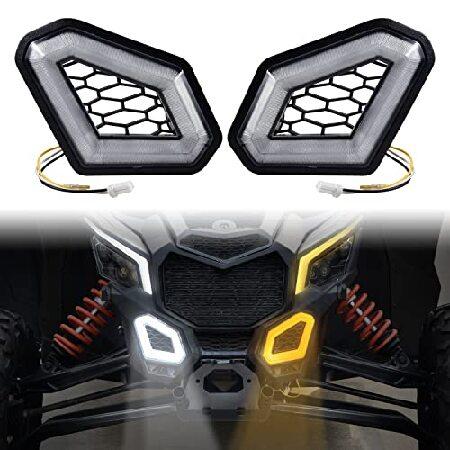 【平行輸入品】SAUTVS LEDフロントアクセントライト Can-Am Maverick X3用 ...