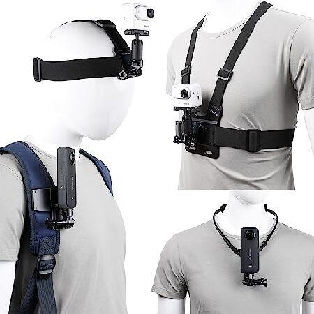 【平行輸入品】PellKing チェストストラップハーネスマウントとネックホルダーセルフィーネックレ...