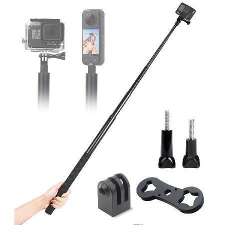 【平行輸入品】SRUIM 200cm (78インチ) 見えない自撮り棒 Insta360 ONE X...