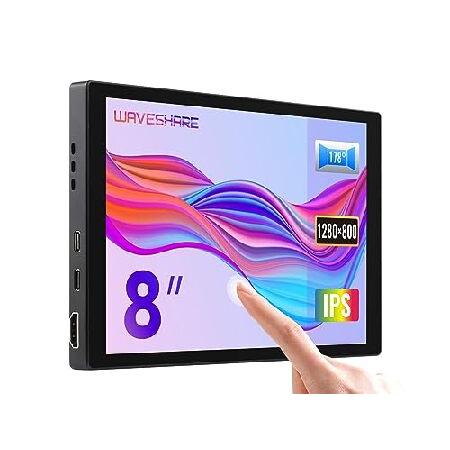 【平行輸入品】Waveshare 8インチ静電容量式タッチディスプレイ、1280×800解像度、Ra...