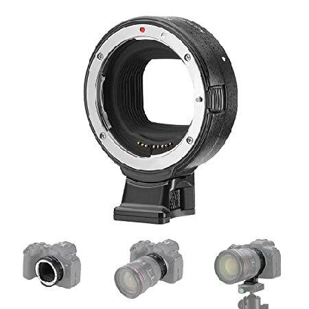 【平行輸入品】NEEWER EF-EOS Rマウントアダプター EF/EF-Sレンズ-RFマウントカ...