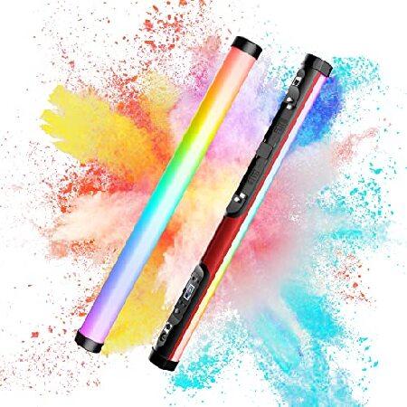 【平行輸入品】GVM RGB Tube Light, BD25R 25W Light Wand wi...