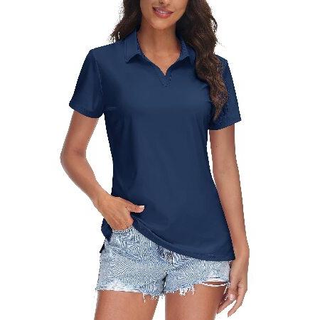 【平行輸入品】TACVASEN Polo Shirts Women Dry Fit Sun Prot...