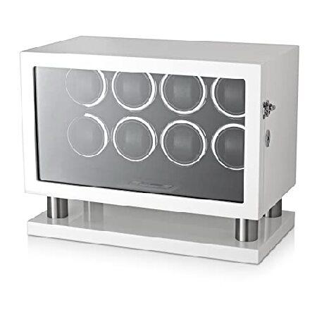 【平行輸入品】腕時計ワインダー 自動時計8個用 LEDバックライト LCDタッチスクリーンコントロー...