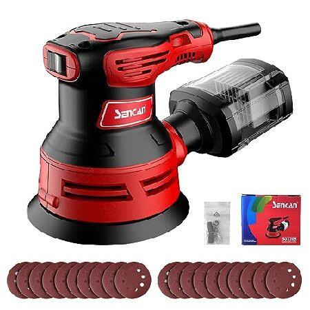 【平行輸入品】SENCAN 280W Random Orbit Sander, 6 Variable...