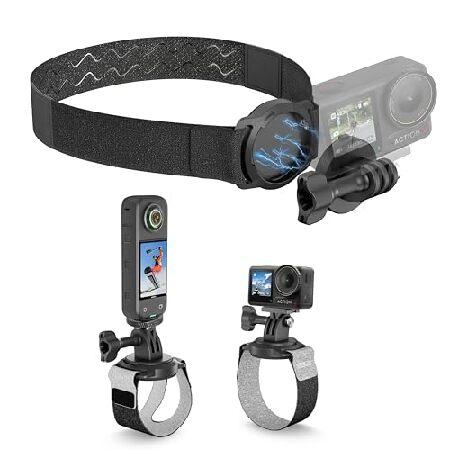 【平行輸入品】Tomat Osmo Action 3ヘッドストラップマウント+ハンドリストストラップ...