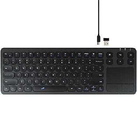 【平行輸入品】Vilros 2.4G Wireless ＆ Wired Touch Keyboard...