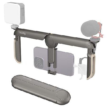 【平行輸入品】SmallRig P20 折りたたみ式ユニバーサル携帯電話ケージ スマートフォンビデオ...