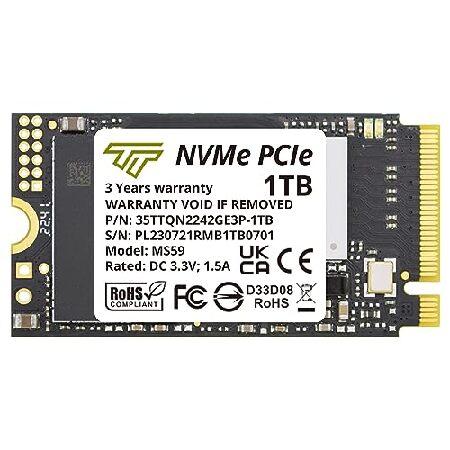【平行輸入品】Timetec 1TB M.2 2242 SSD NVMe PCIe Gen3x4 片...