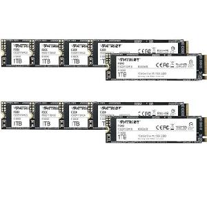 【平行輸入品】Patriot P300 1TB Internal SSD - NVMe PCIe Gen 3x4 - M.2 2280 - Solid State Drive - 10 Pack