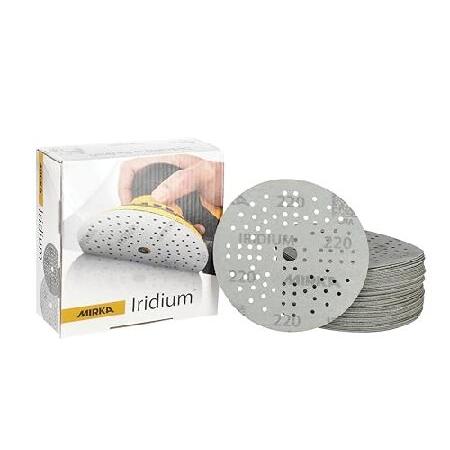 【平行輸入品】Mirka Iridium プレミアムサンドペーパー Φ 5インチ フック＆ループ グ...