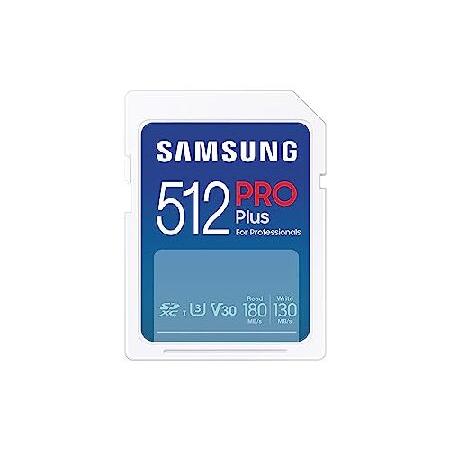 【平行輸入品】サムスン PRO Plus フルサイズ 512GB SDXC メモリーカード 最大18...