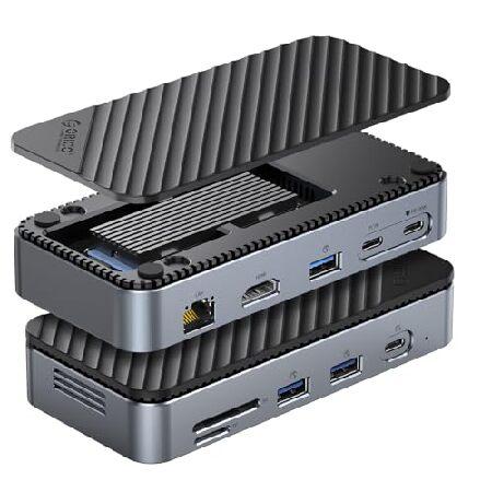 【平行輸入品】USB C Hub with M.2 SSD Enclosure, New Upgra...