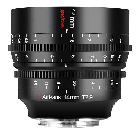 【平行輸入品】7artisans 14mm T2.9フルフレーム114°Cineレンズ、EOS-R、...