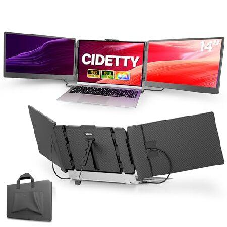 【平行輸入品】CIDETTY Triple Laptop Screen Extender, 14''...