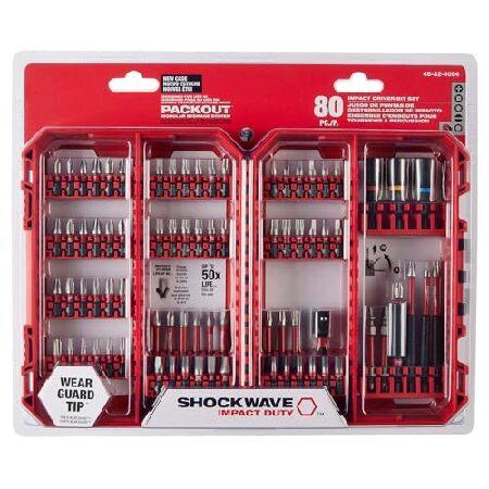 【平行輸入品】48-32-4094 ミルウォーキーツール用 80ピース 衝撃波インパクトデューティー...