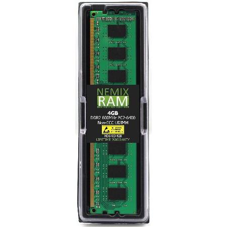 【平行輸入品】NEMIX RAM 4GB (1X4GB) DDR2 800MHZ PC2-6400 ...