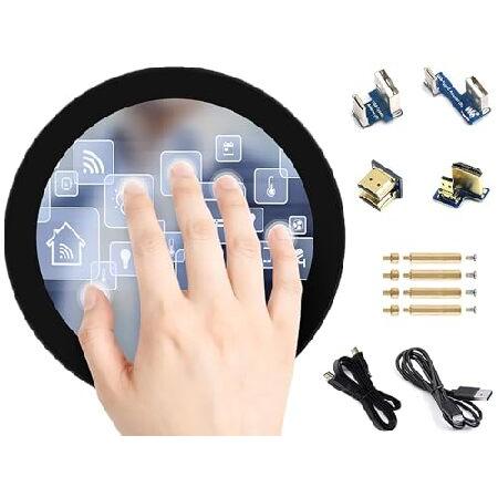 【平行輸入品】ウェーブシェア 5インチ ラウンド LCD 1080 x 1080、IPS 10ポイン...