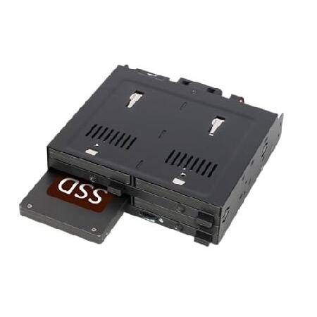 【平行輸入品】ICY DOCK 4ベイ 2.5インチ SATA/SAS SSD/HDD ホットスワッ...