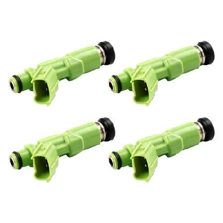 【平行輸入品】Topteng 4PCS Fuel Injectors 23250-13030 for...