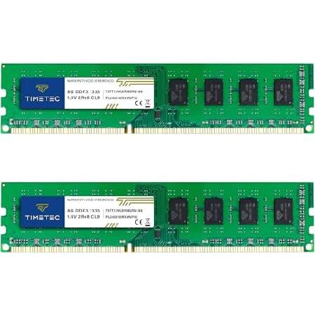 【平行輸入品】Timetec 16GB KIT(2x8GB) DDR3 1333MHz PC3-10...
