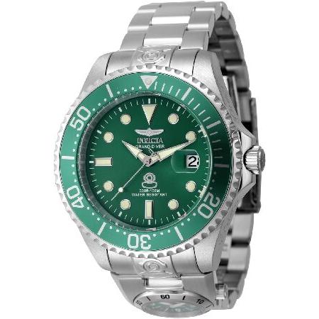 【平行輸入品】Invicta Pro Diver メンズ 47mm ステンレススチール グリーンダイ...