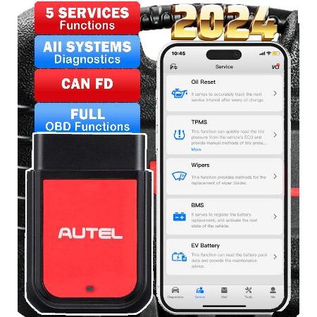 【平行輸入品】Autel OBD2 Scanner Autel MaxiAP AP2500 Blue...