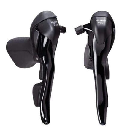【平行輸入品】microSHIFT R7 ドロップバー シフトレバーセット - 3 x 7速ショート...