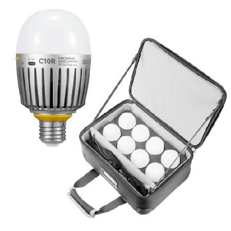 【平行輸入品】GODOX C10R KNOWLED RGBWW Creative Bulb (8-L...