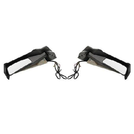 【平行輸入品】Topteng ABS Wing Fin Rearview Mirrors M6 Wi...