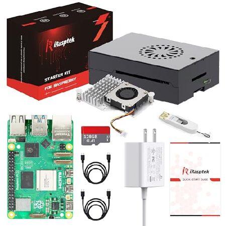 【平行輸入品】iRasptek Starter Kit for Raspberry Pi 5 RAM...
