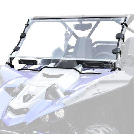 【平行輸入品】SAUTVS フルフロントガラス ヤマハYXZ1000R用 クリア 傷防止 コーティン...