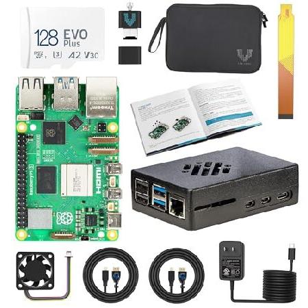 【平行輸入品】Vilros Raspberry Pi 5 Starter Kit MAX - Tur...