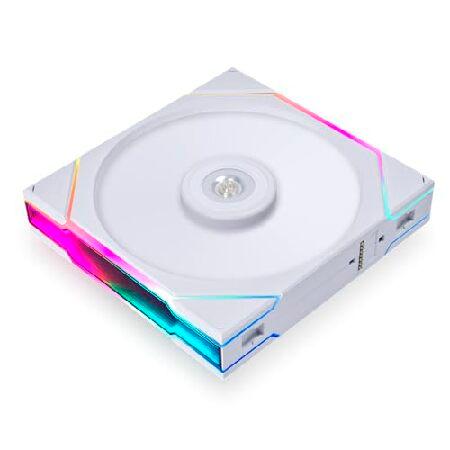 【平行輸入品】Lian Li UNI ファン TL 140 140mm ARGB ホワイト PWM ...
