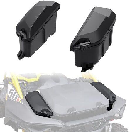 【平行輸入品】SAUTVS UTV リア 13.5L サイドカーゴ収納ボックス Can-Am Mav...