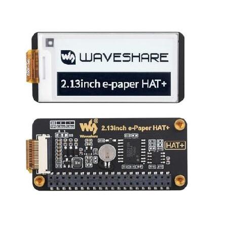【平行輸入品】2.13inch E-Paper HAT+ for Raspberry Pi 5 4B...