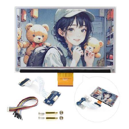 【平行輸入品】Waveshare 7.3インチ 6色電子ペーパーディスプレイモジュール Raspbe...
