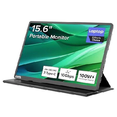 【平行輸入品】Plugable USB-C モバイルモニター 15.6 インチ ポータブルモニタ 折...