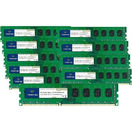 【平行輸入品】Timetec 80GB KIT(10x8GB) DDR3 1600MHz (DDR3...