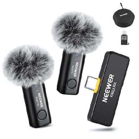 【平行輸入品】NEEWER Wireless Lavalier Microphone for iPh...