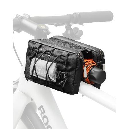 【平行輸入品】ROCKBROS トップチューブバイクバッグ、大容量自転車フロントフレームバッグ クイ...