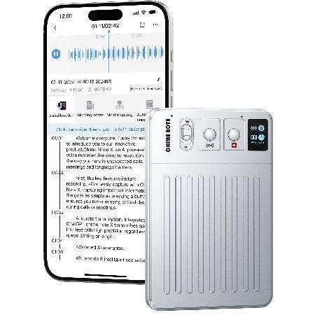 【平行輸入品】AIボイスレコーダー通話チャットgpt、デジタルボイスレコーダーは無料の音声文字起こし...