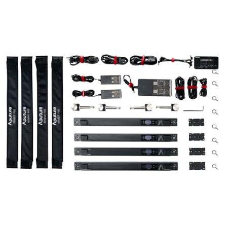 【平行輸入品】Aputure Infinibar PB6 4-Light Kit with Infi...