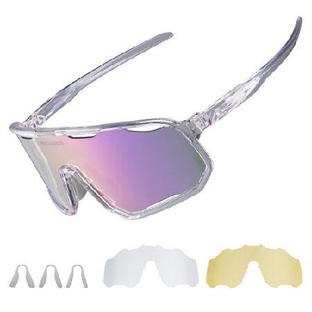 【平行輸入品】ROCKBROS Photochromic Sunglasses for Men Wo...