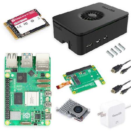 【平行輸入品】CanaKit Raspberry Pi 5 デスクトップPC SSD付き(完全組み立...