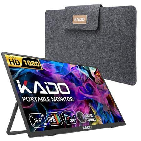 【平行輸入品】Kado 15.6インチ FHD 1080P ポータブルモニター USB-C HDMI...