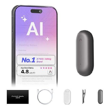 【平行輸入品】AIボイスレコーダー PLAUD NotePin ボイスレコーダー アプリコントロール...