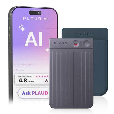 【平行輸入品】PLAUD Note AIボイスレコーダー:ブラックノート取りデバイス、文字起こし＆要...
